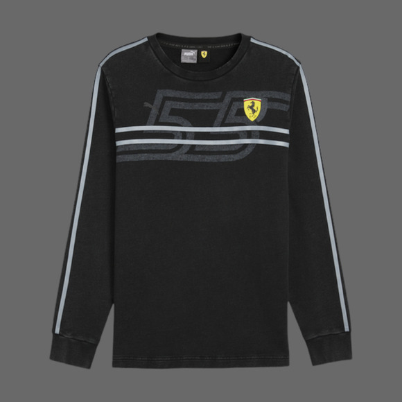 Puma Scuderia Ferrari Desert Sun Crewneck Faded Men's Size L NWT 631325-01 - Picture 7 of 7